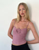 Image de Indus Cami Top in Rosette Dusky Pink