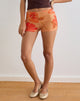 Image de Istora Shorts in Watercolour Hibiscus Orange