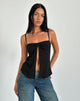 Image de Jastipa Longline Butterfly Top in Black