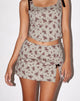 Image de la mini-jupe Yatri en Rose Garden Grey