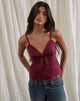 Image de Jepuni Cami Top in Burgundy