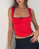 Image de Jinisa Corset Top in Red Polka