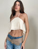 Image de Jivika Crop Top in Chiffon Cream