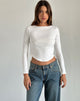 Image de Jojisa Top en Jersey Off White
