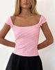 Image de Kalisa Bow Top in Textured Pink