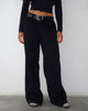 Image de Kaomy Pantalon à jambes larges en noir
