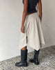 Image de MOTEL X JACQUIE Jupe midi asymétrique Karsyn, avoine