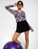 Image de Motel X Barbara Kristoffersen Kelly Shirt in 70s Diagonal
