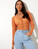 Image de la chemise Kelly en maille orange