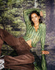 image de Kelly Cropped Shirt in Wavy Daisy Green