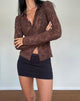 Image de Kenila Romantic Rose Shirt in Flock Brown