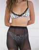 Image de Kia Bra in Pink Micro Lips Black