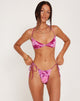 Image de Laufey Bikini Top in Abstract Floral Pink
