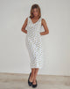 Image de Lavisha Midi Dress in Funshine Floral Off White