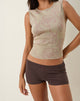Image de Eunia Micro Shorts in Deep Mahogany