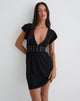 Image de la mini robe Leisoa en noir