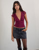 Image de Livi Top in Polka Flock Berry Red