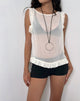Image de Loire Frill Unlined Top in Ivory