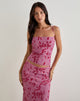 Image de Lotus Cami Top in Stencil Flower Pink