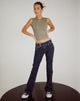 Image de Monlo Crop Top en Lycra London Fog