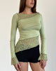 Image de Lucca Long Sleeve Top in Lace Sage