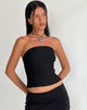 Image de Maribaya Longline Corset Top in Black
