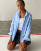 Image de Mavis Button Up Shirt in Poplin Sky Blue