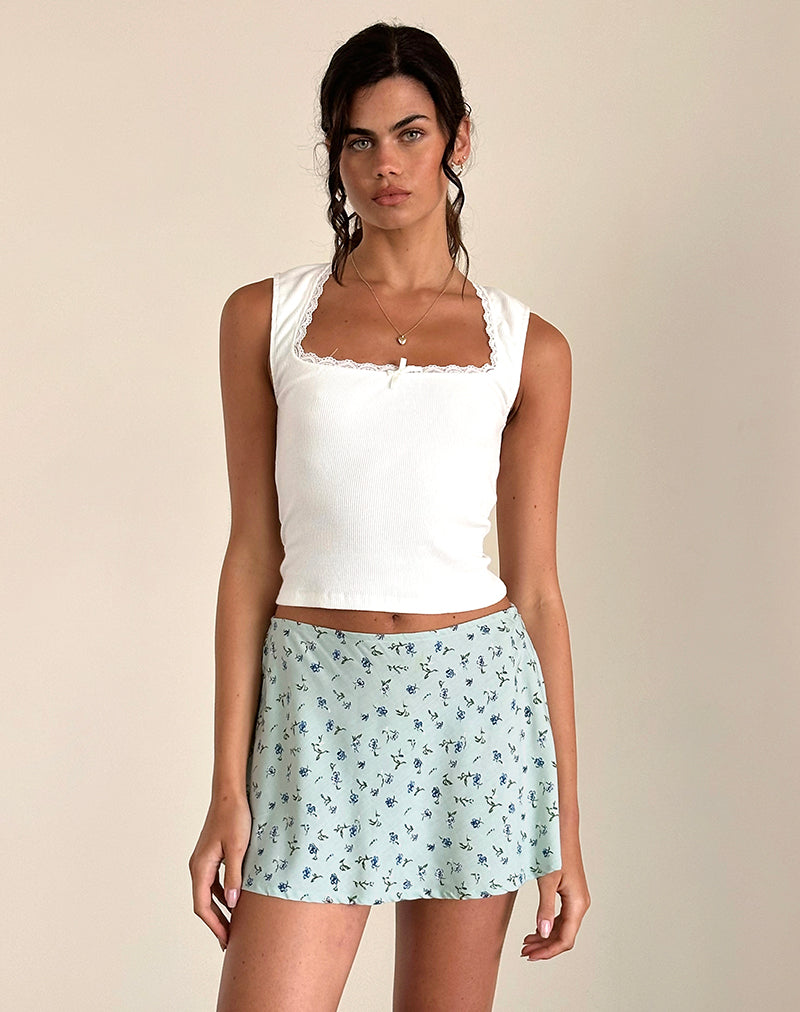 Minijupe Mckenna, Pretty Petal Green