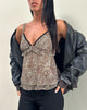 Image de Melinda Frill Cami Top in Chiffon Leopard