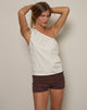 Image de Miringa One Sleeve Top in Candy Stripe Yellow