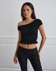 Image de Mirita Shirred Top in Black