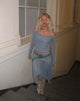 Image de Nauri Mesh Bardot Top in Blue Grey