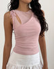 Image de Moni Vest Top in Baby Pink Mesh