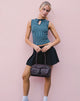 Image de Monsela Top in Mini Gingham Dark Blue
