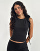 Image de Morena Rosette Top in Black