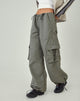 Image de marque de MOTEL X JACQUIE Fabio Pantalon cargo à jambes larges en gris