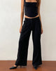 Image de Nailaka Low Rise Wide Leg Tailored Trouser in Black