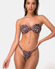 Image de la culotte de bikini Nakeela en léopard magique