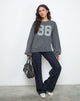 Image de Namari Jumper en tricot gris avec motif 86