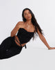 Image de Ketia Crop Top en Zebra Flock Black