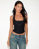 Image de Nasya Halter Top in Tailoring Black