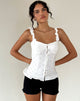 Image de Neroli Corset Top in Broderie White