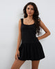 Image de la mini robe Nihao en noir