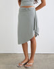Image de Esmeray Midi Ring Skirt in London Fog