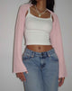 Image de Nobila Shrug Top in Salmon Textured Crochet