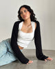 Image de Nobila Shrug Top in Black
