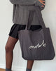 Image de Nola Totebag en Beluga avec broderie Motel