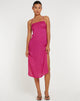 Image de Nosita Midi Dress in Satin Zebra Pink