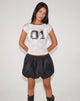 Image de Nova Top en dentelle ivoire avec 01 Big Print