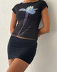Image de Nova Top in Mesh Navy Flower
